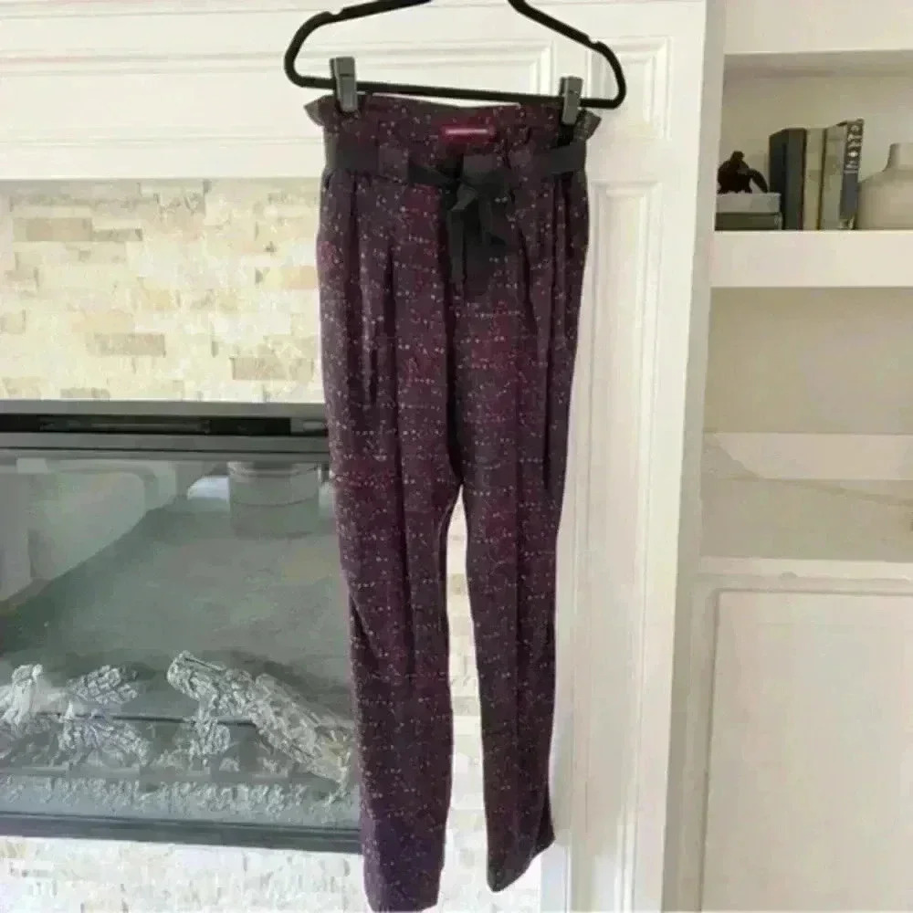 Comptoir Des Cotonniers Silk Tapered Pants NWOT